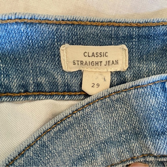 Madewell Classic Straight Jeans in Nearwood Wash - Picture 7 of 9